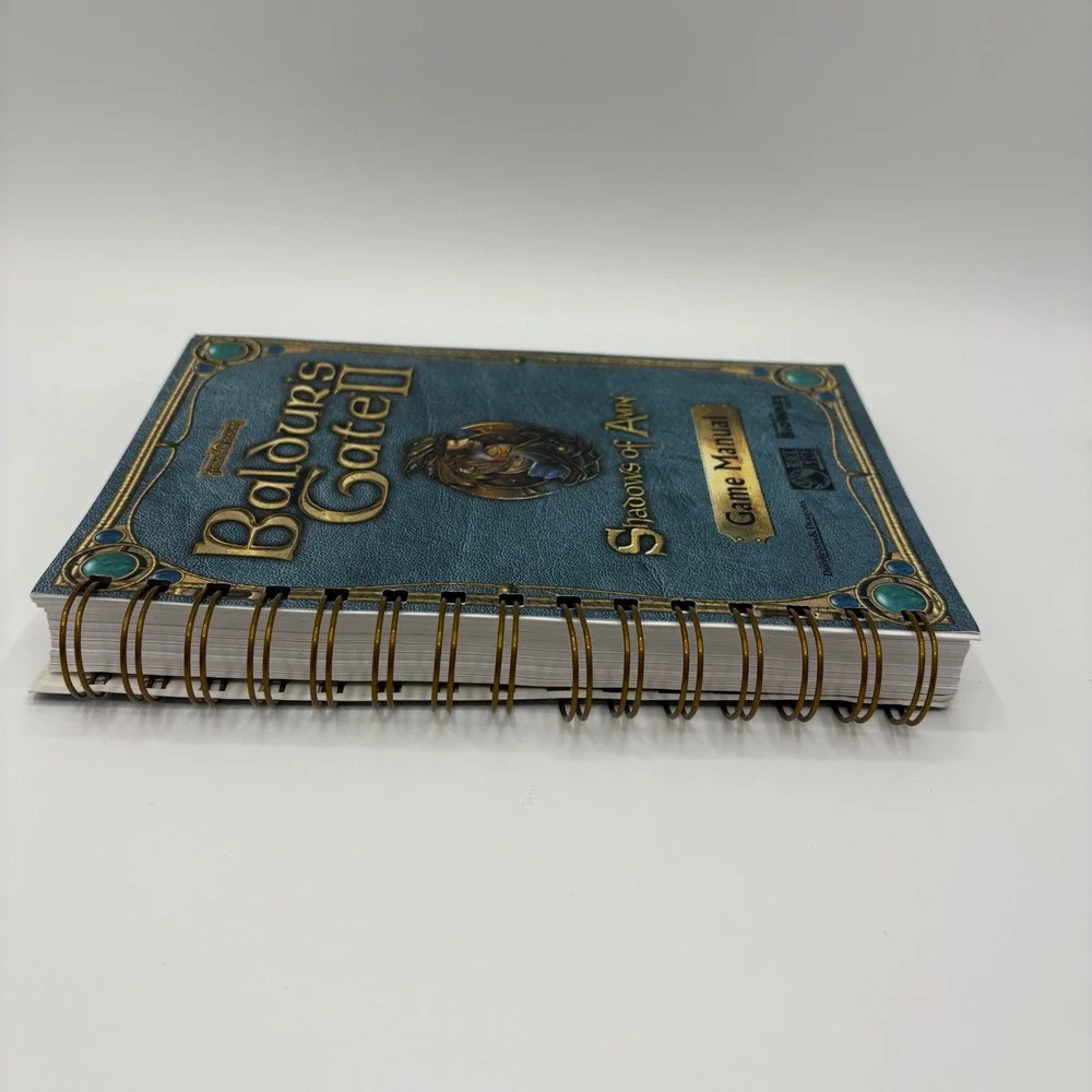 Baldurs Gate II Shadows‎ of Amn PC Game Manual ONLY Forgotten Realms Bioware
